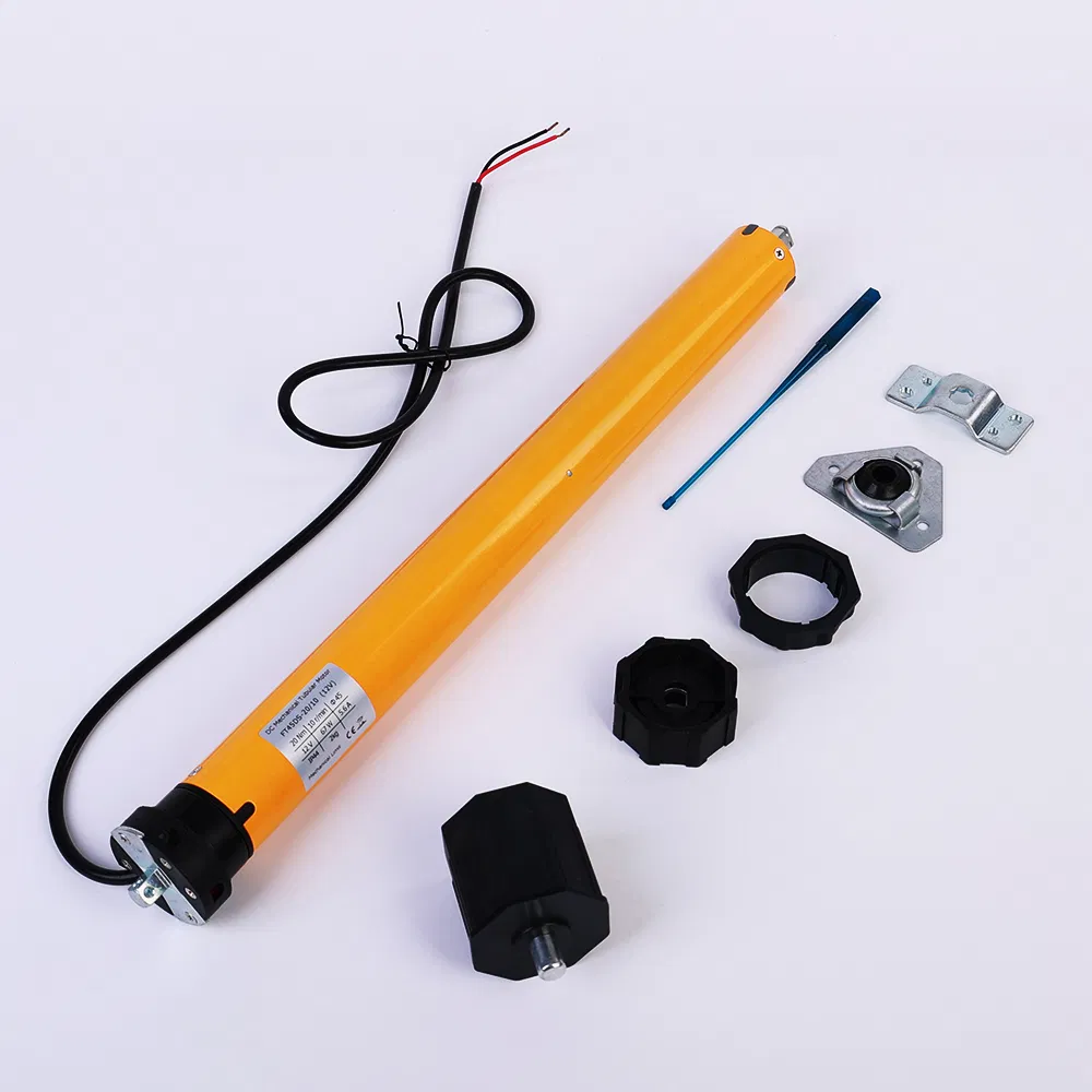 12V 24V High Efficiency Excellent Quality Metal Rolling Window DC Tubular Motor