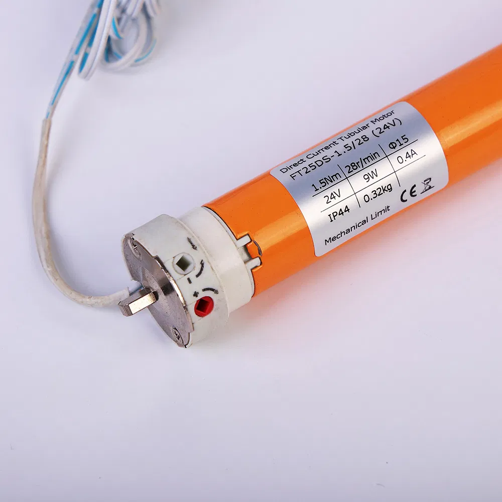 CE RoHS Certified Global Compliance Stable Signal Transmission Safety DC Tubular Motor
