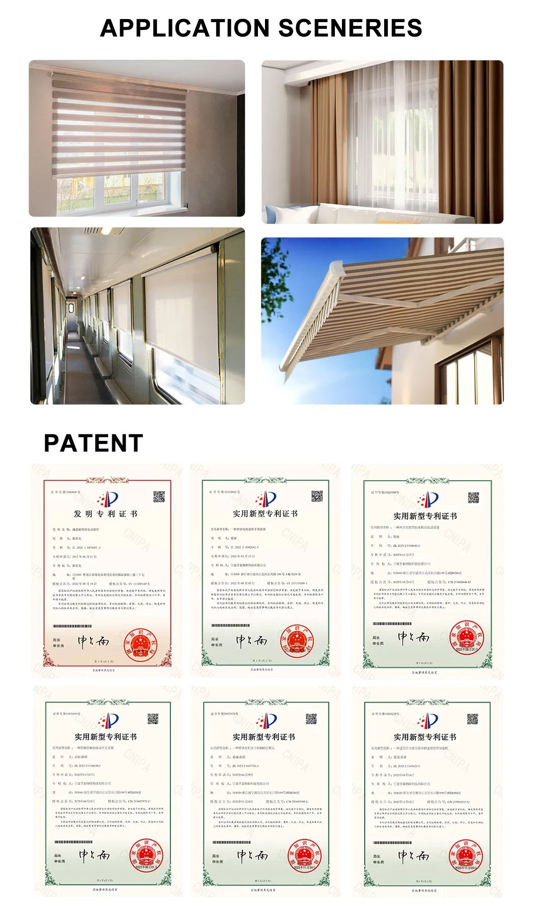 Customizable Quick Installation Smart Home Connections Available AC Tubular Motor