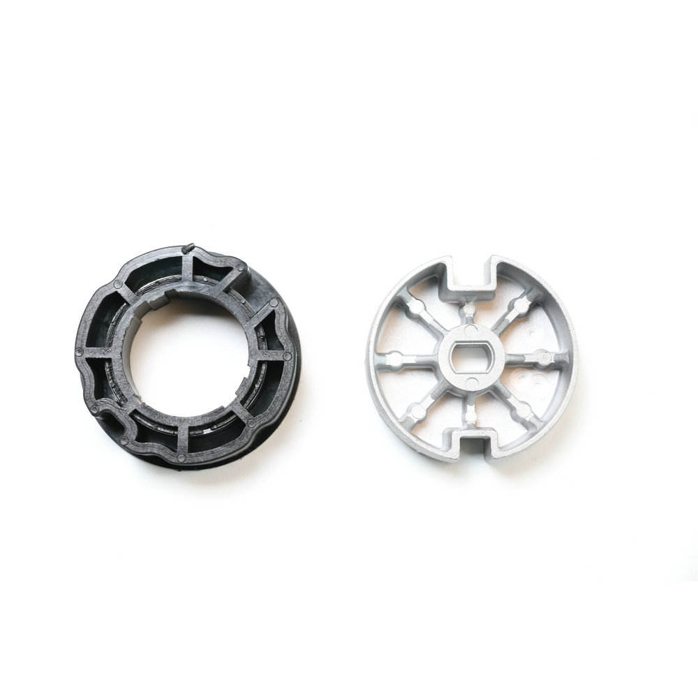 83mm Motorized Roller Door Install Parts Steel Roller Tube Parts 45mm 50N Tubular Motor Crown Drive Wheel Adapter Bracket