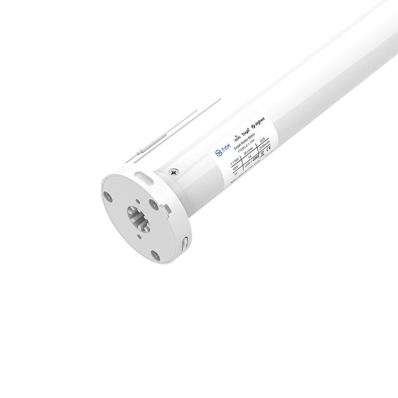 Zigbee Rechargeable Roller Shade Motor for 38mm Tube, Motorized Window Blinds Automatic Blinds, Solar Powered