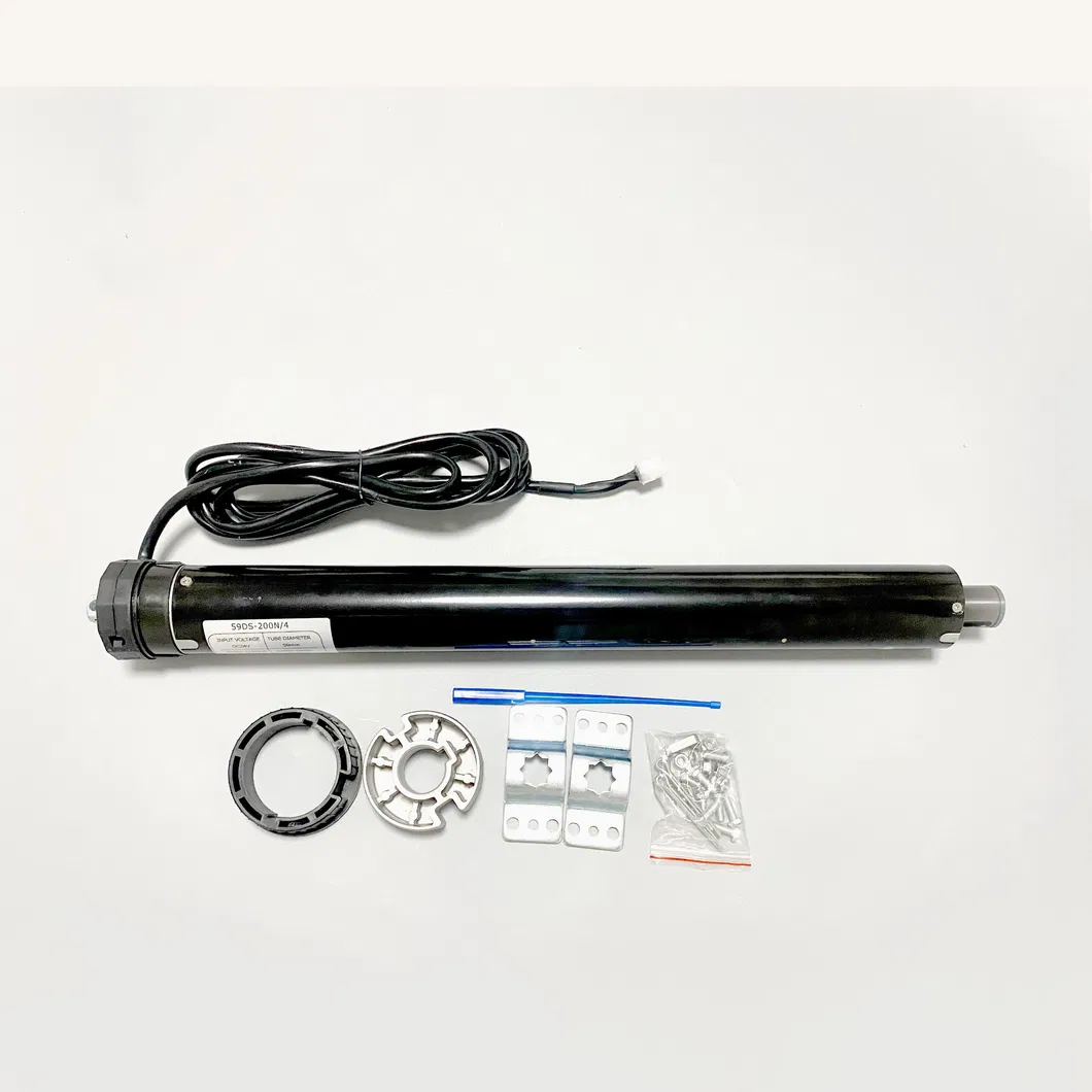 Multi-Speed Adjustable High Torque Electric Shutter Door DC Tubular Motor