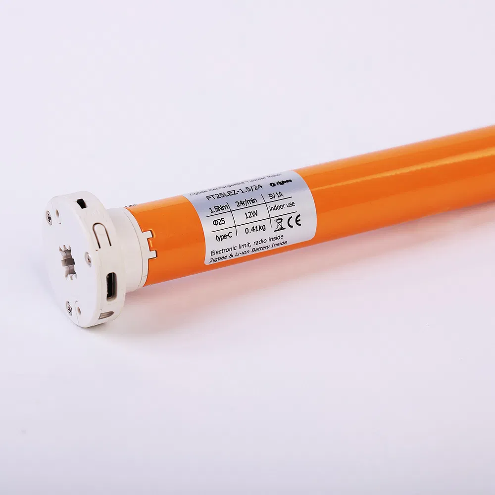 Roller Shutter Motor Compact Design Weatherproof Safety DC Tubular Motor