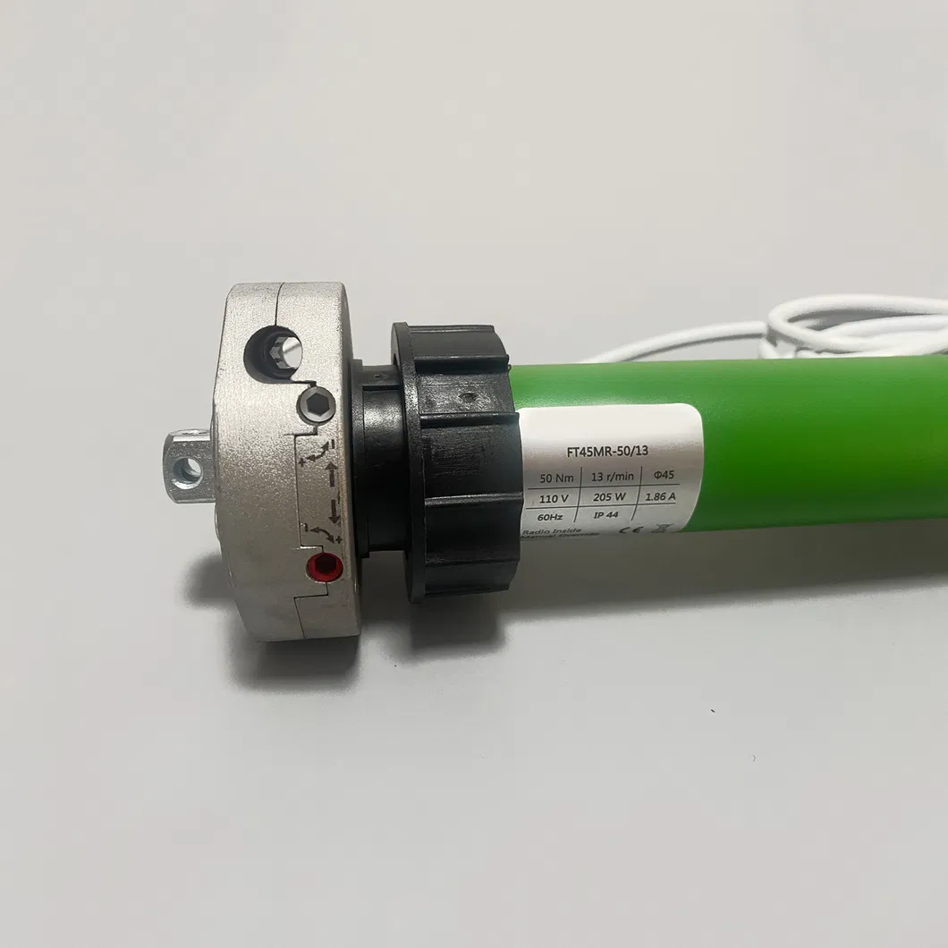 Voltage Flexibility Adjustable Speed AC Awning Manual Radio Tubular Motor